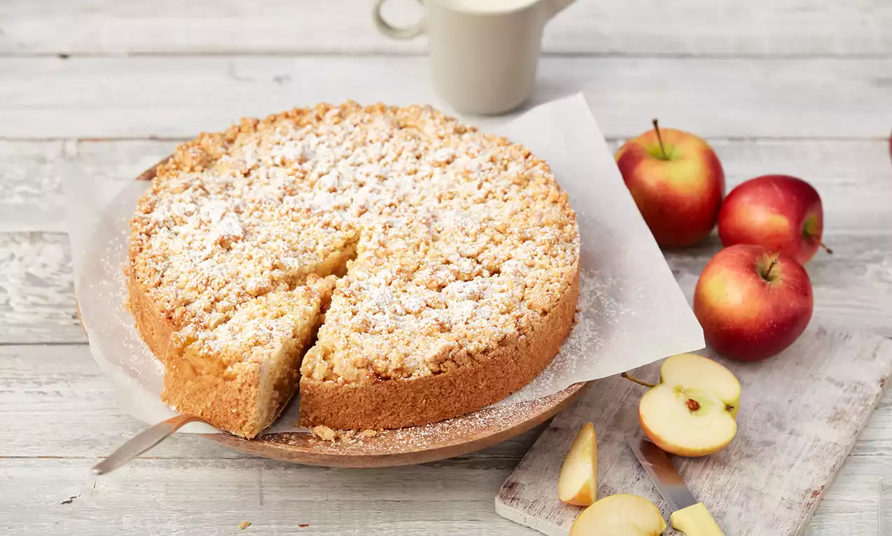 Buttermilk Apple Streusel Cake | What's Cookin' Italian Style Cuisine