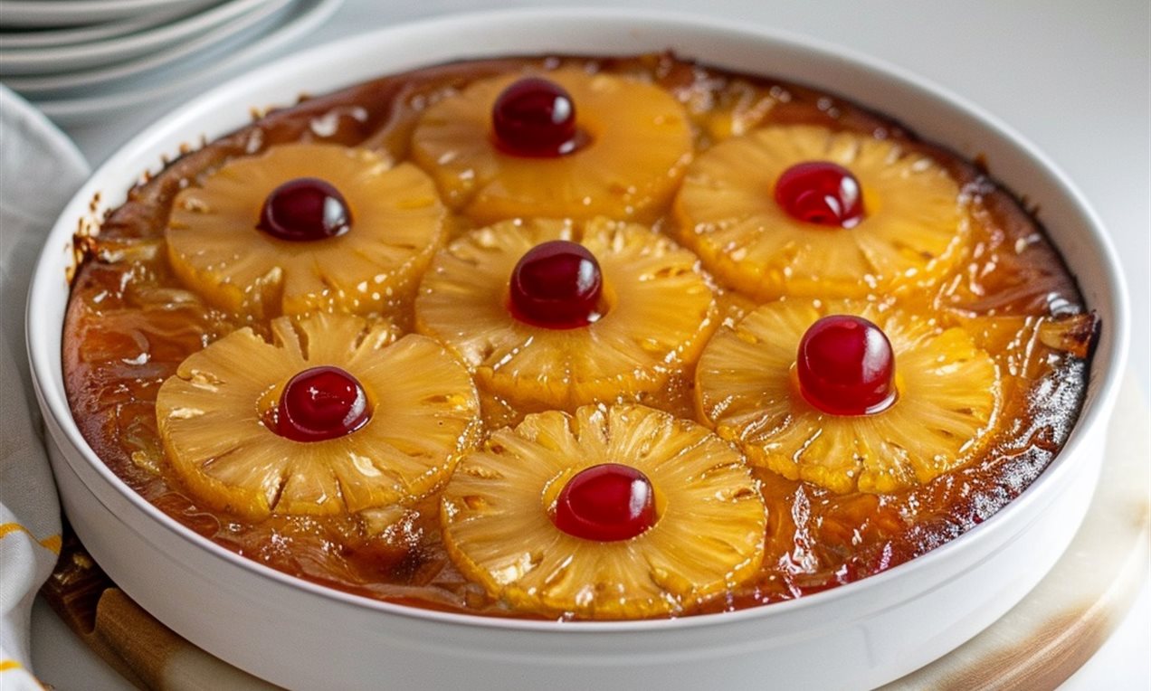 Pineapple Upside Down Cake Recipe | Dr. Oetker