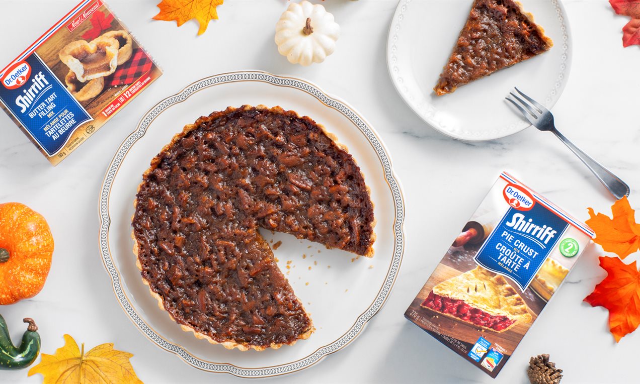 Pumpkin, Pecan & Butter Tart Pie Recipe | Dr. Oetker