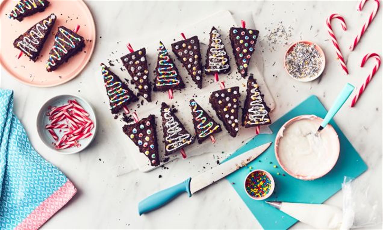 Christmas Brownie Trees Recipe | Dr. Oetker