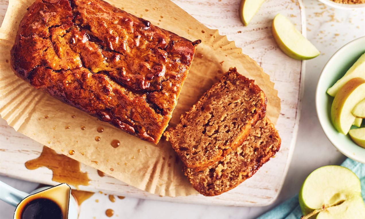 Vegan Apple and Caramel Loaf Recipe | Dr. Oetker