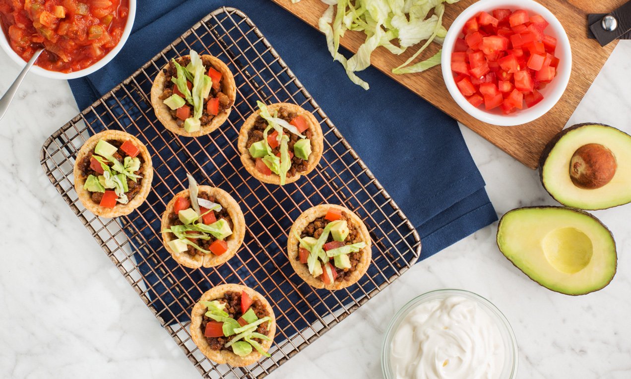 Mini Taco Cups Recipe | Dr. Oetker