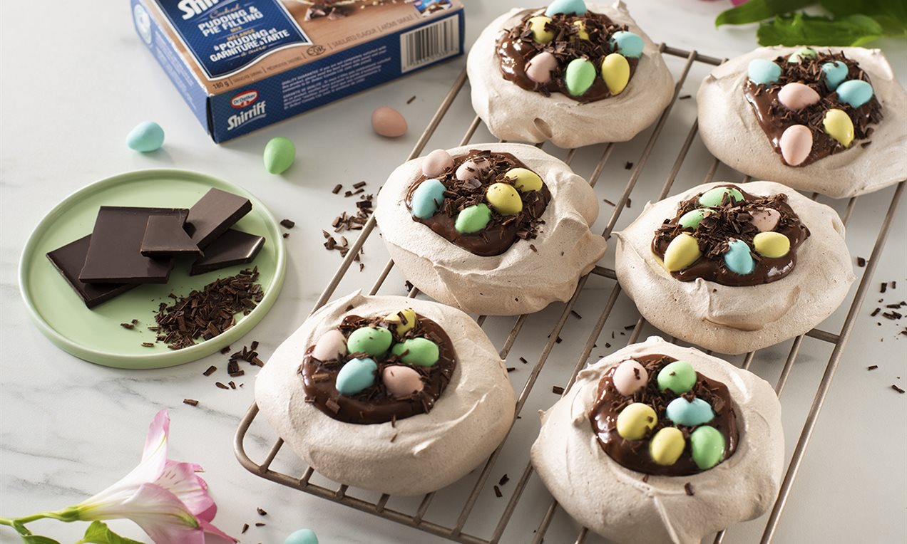 Easter Egg Chocolate Pavlovas Recipe | Dr. Oetker