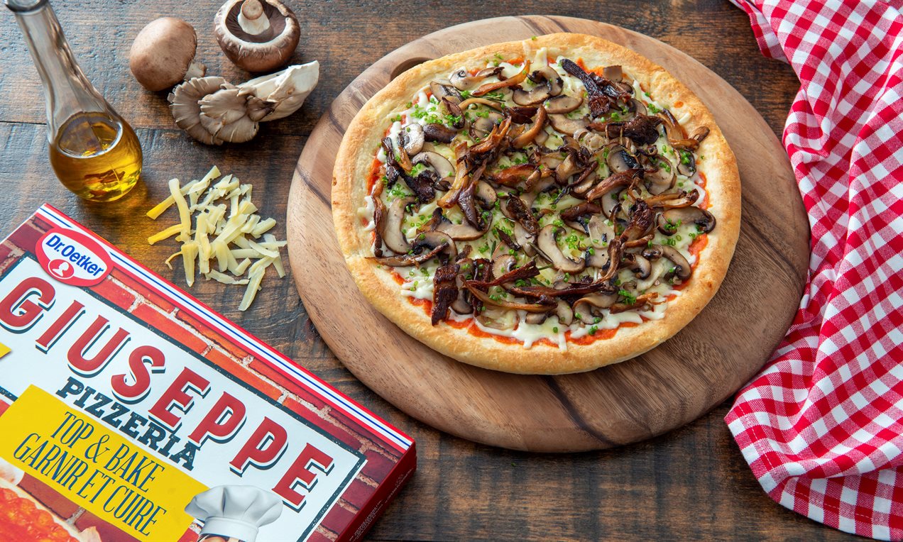 Mushroom Truffle Pizza Recipe Dr. Oetker