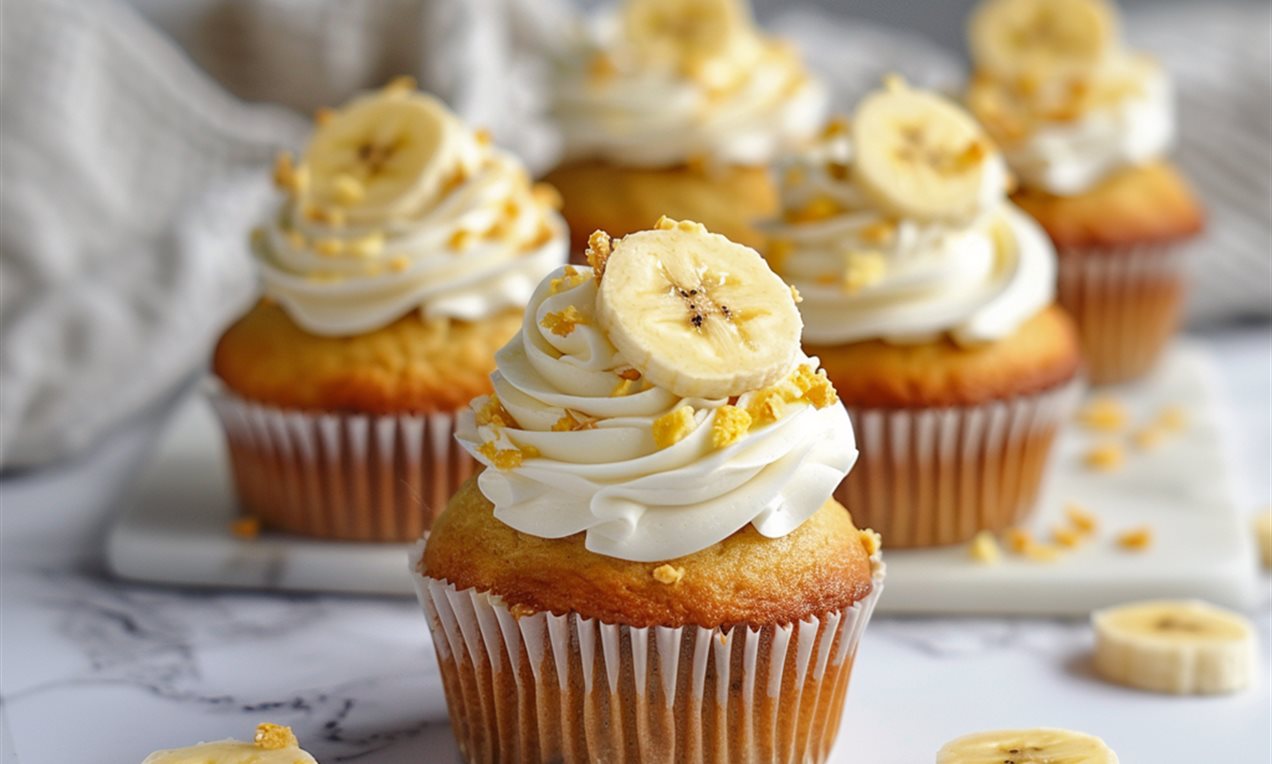 Banana Cupcakes Recipe | Dr. Oetker