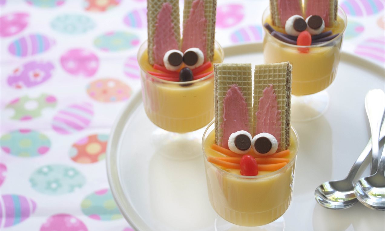 Easter Bunny Pudding Cups Recipe | Dr. Oetker