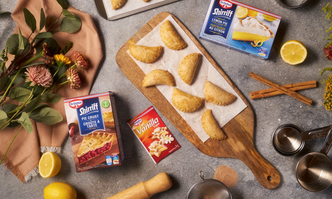 Lemon Cheesecake Dessert Pockets Recipe Dr. Oetker